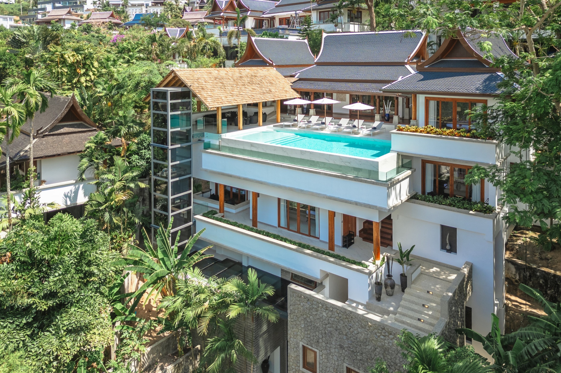Surin 6-SZ Villa mit Meerblick
